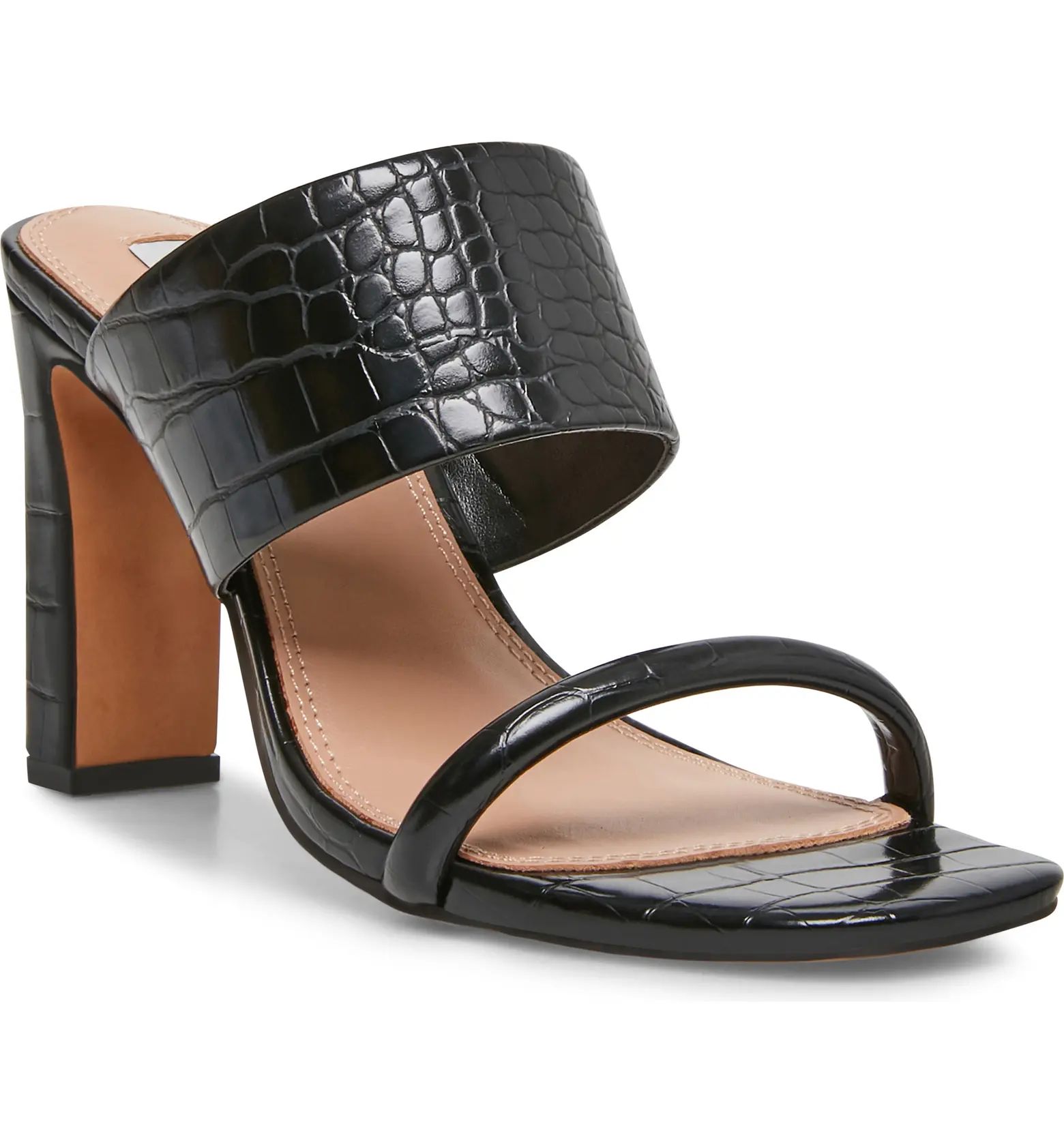 Jive Croc Embossed Slip On Sandal | Nordstrom