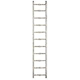 Creative Co-op Decorative Wood Ladder, Distressed White | Amazon (US)