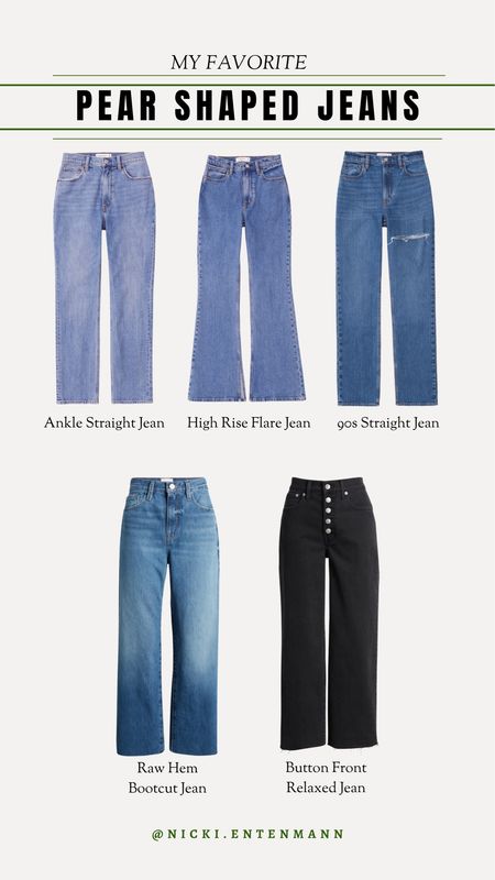 Rounding up my favorite jeans for pear shaped bodies!! 

Mid sized style, mom outfits, jeans, pear shaped style, casual style 

#LTKfindsunder50 #LTKmidsize #LTKfindsunder100