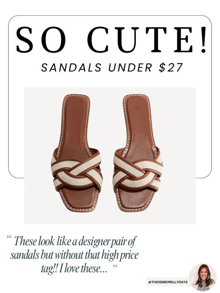 Summer sandals under $27 that I’m loving! 

#LTKshoecrush #LTKstyletip #LTKfindsunder50
