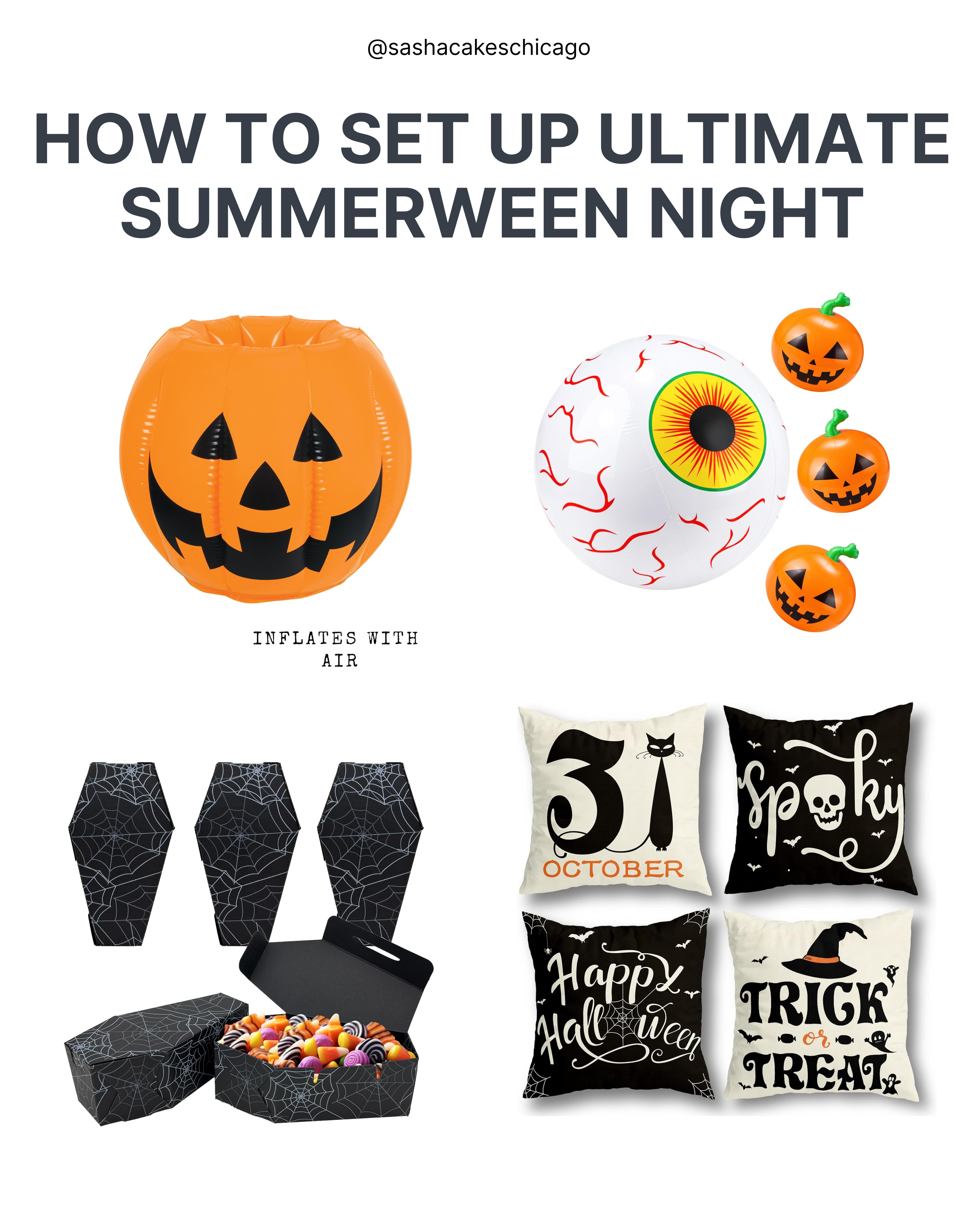Who says spookiness is only for October? Let’s set up the ultimate Summerween Night! 🎃☀️👻

Why wait for autumn when you can celebrate spooky vibes in the heat of summer? Summerween is officially in full swing, and setting up a hauntingly good backyard party or cozy movie night has never been easier.

Here are just a few featured examples from the full collection:

🎃 Inflatable Pumpkin Cooler: Keep your drinks bone-chilling cold all night long.

👁️ Eyeball & Mini Pumpkin Inflatables: Perfect for pool floats, lawn decor, or outdoor games.

⚰️ Spiderweb Coffin Favor Boxes: Fill with summer treats, candy, or party snacks.

🖤 Halloween Pillow Cover Set: Quickly transform your outdoor patio furniture or indoor sofa.

✨ + Plus lights, tableware, party games, and more waiting in the full list!

Tap the link to shop these top picks and explore the entire Summerween collection directly on my LTK! 🏖️🎃

Disclaimer: This post contains affiliate links. If you make a purchase through these links, I may earn a small commission at no extra cost to you. Thank you for supporting my page! 

 #LTKHome