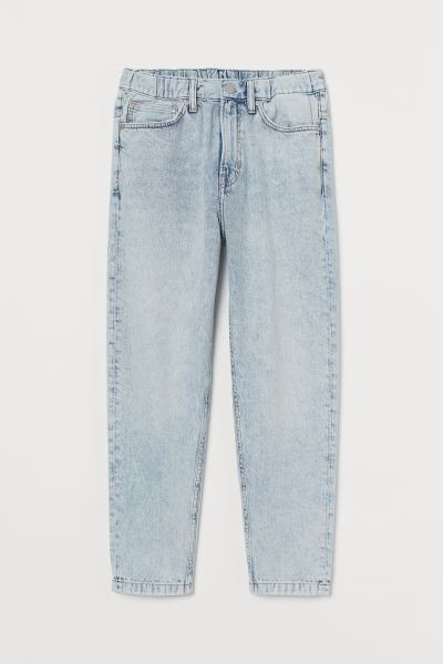 Relaxed Tapered Pull-On Jeans | H&M (DE, AT, CH, NL, FI)