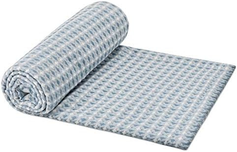 Thermal Waffle Weave Cotton Baby Blanket with Firm Rolled Edge, Breathable Small Receiving Swaddl... | Amazon (US)