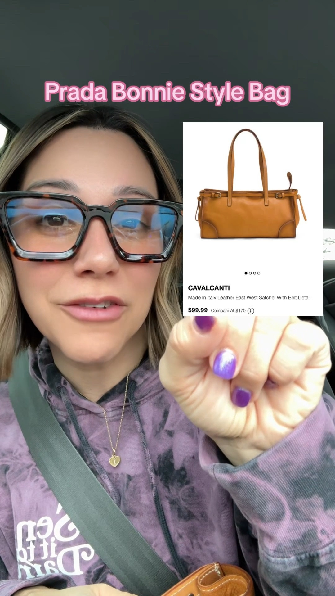 A great dupe for the $3k Prada Bonnie bag. Real leather for $100. 

#LTKFindsUnder100 #LTKItBag