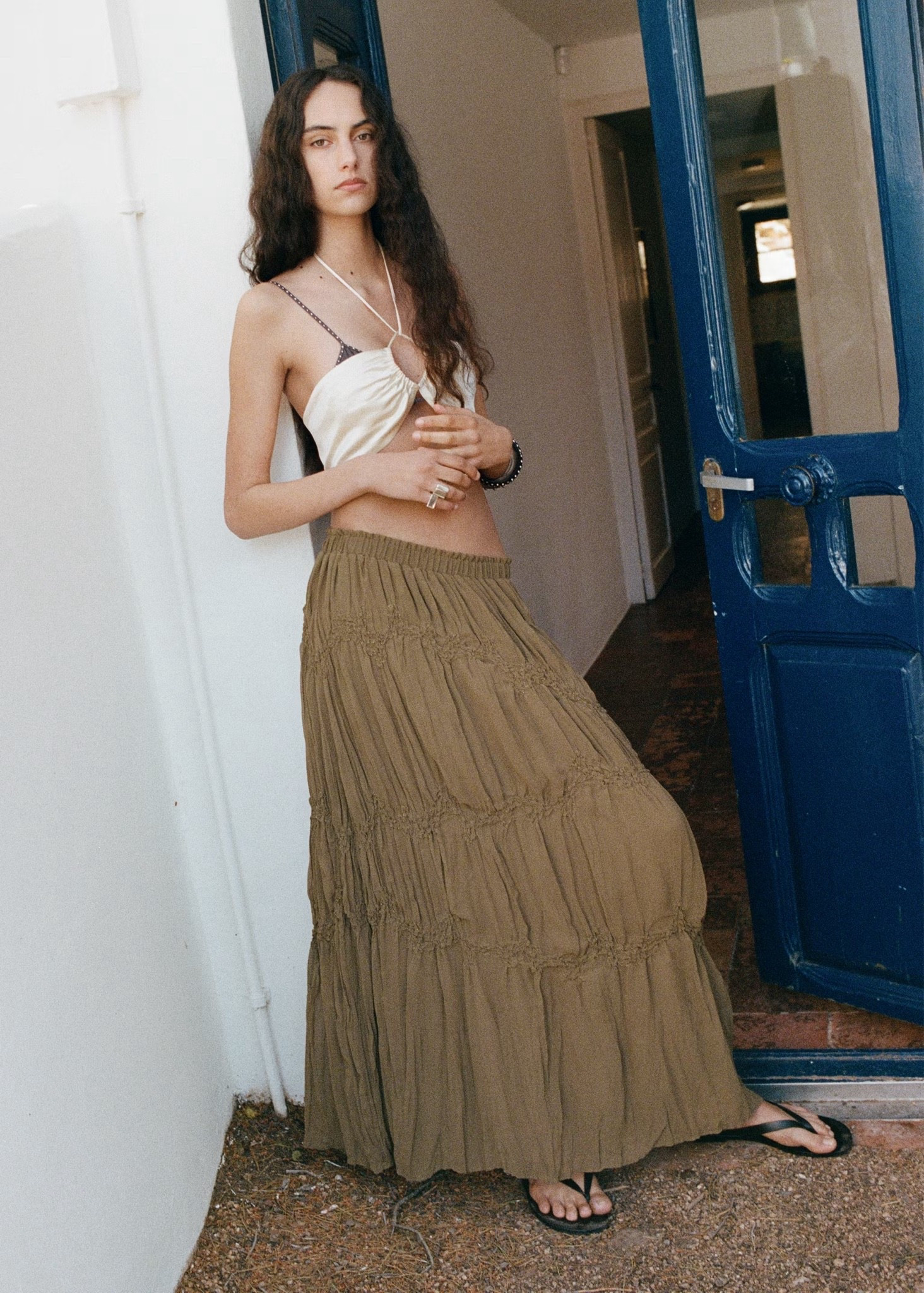 Mango SHIRRED SKIRT WITH BEADED DETAIL, spring outfit, summer outfit, weekend wear, beachwear, travel, swim

#LTKTravel #LTKSwim #LTKSeasonal