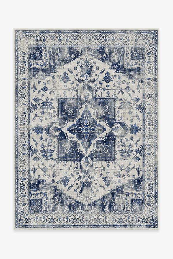 Kira Delft Blue Rug | Ruggable