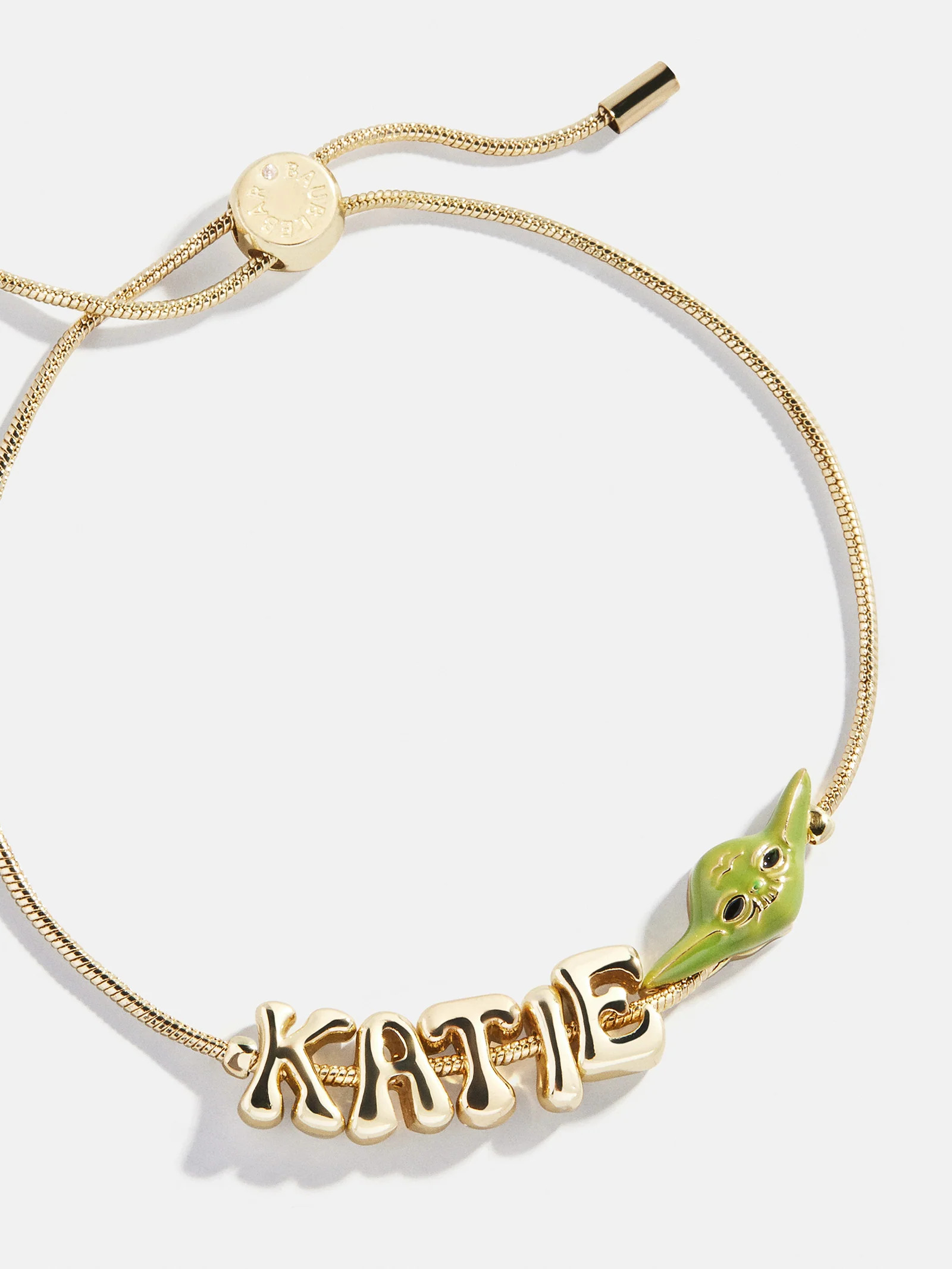 STAR WARS™ Yoda™ Bubble Slider Custom Bracelet - Yoda | BaubleBar