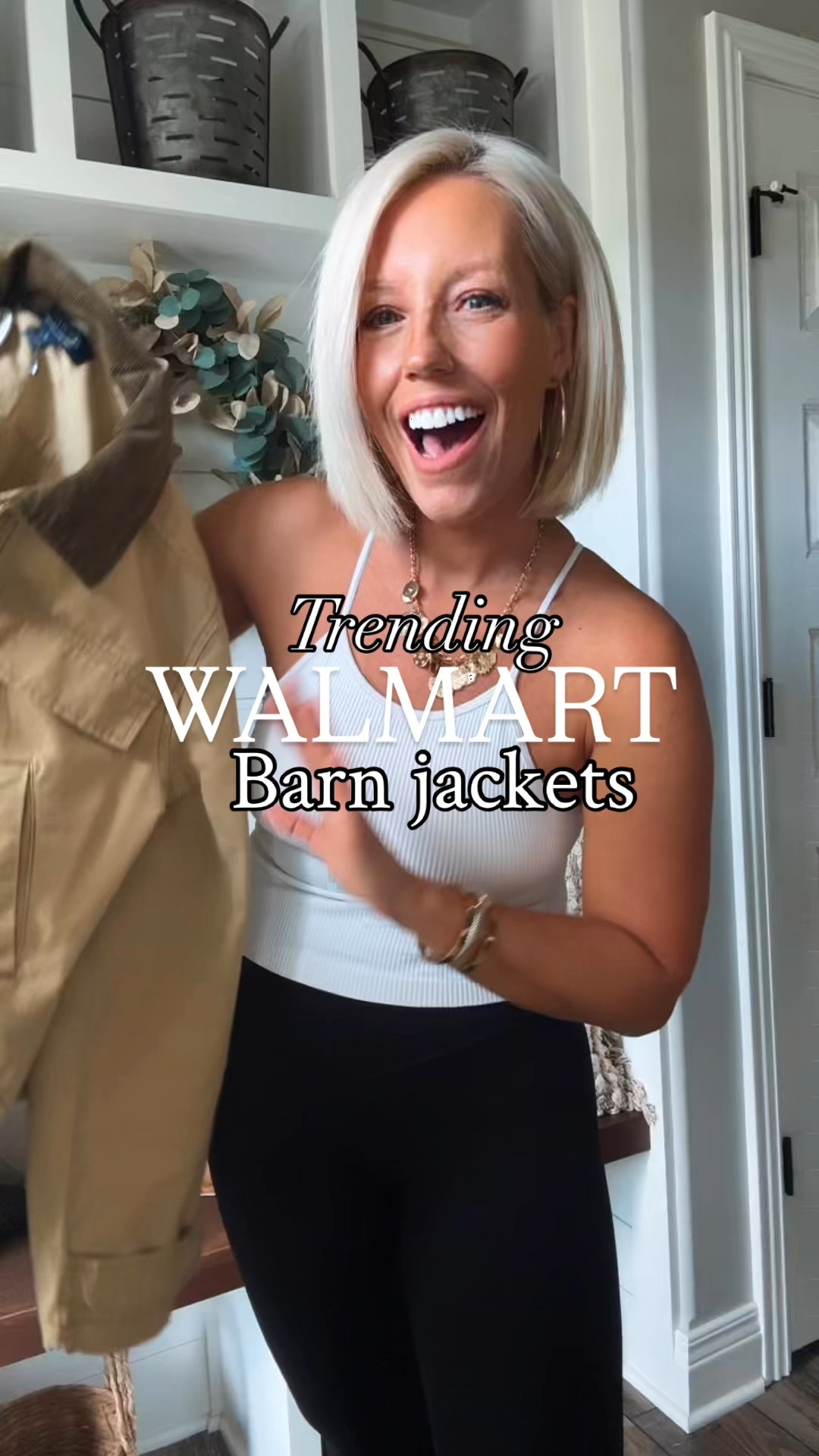 Barn jackets are trending this fall and have been selling out left and right but I just found one I love at Walmart!!!!! The color, pockets, and length are all perfect!!
⬇️⬇️⬇️
Wearing size small in everything!!!

#LTKStyleTip #LTKSeasonal #LTKFindsUnder50