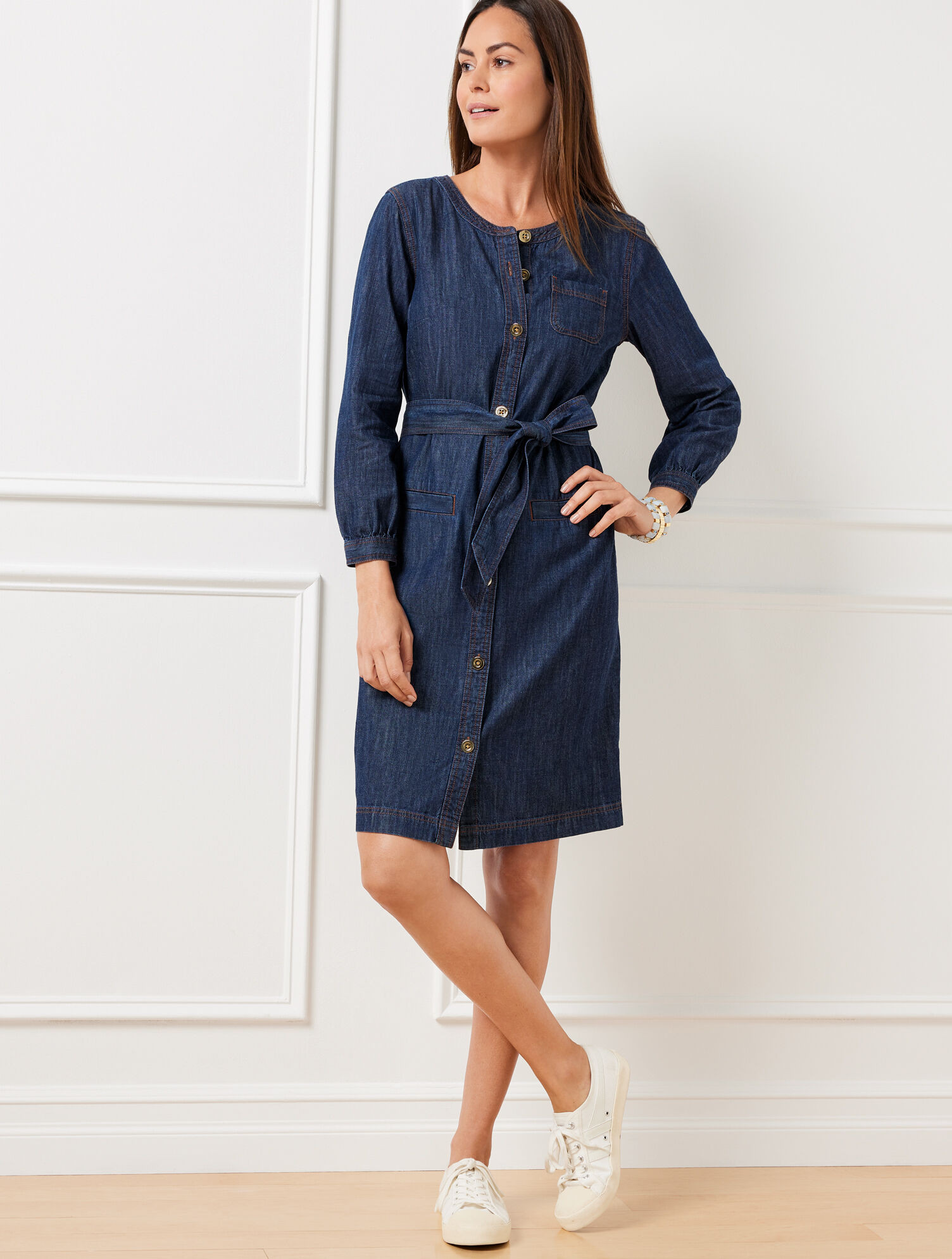 Denim Utility Shirtdress | Talbots