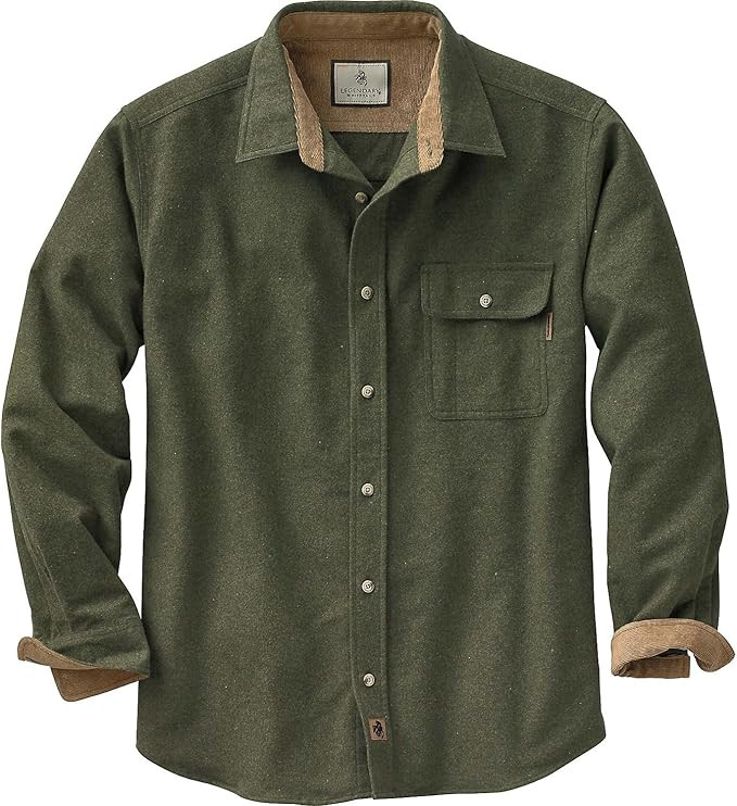 Legendary Whitetails Men's Buck Camp Flannel Shirt | Amazon (US)