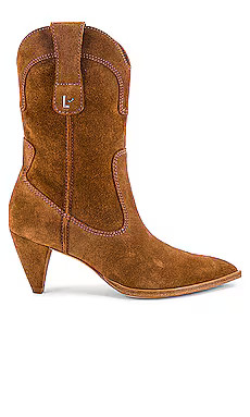 Larroude Thelma Bootie in Tobacco from Revolve.com | Revolve Clothing (Global)