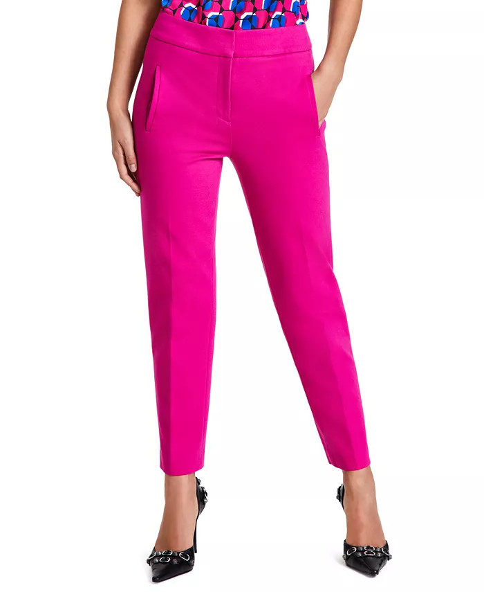 Bar III Women's Compression Straight-Leg Pants, Created for Macy's - Macy's | Macy's