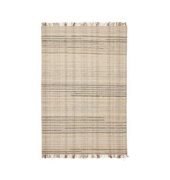 Plaid Dhurrie Flatweave Rug | Rejuvenation