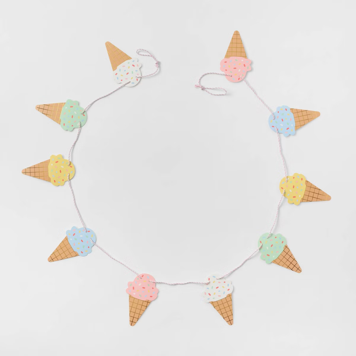 Ice Cream Garland with Gold Metallic - Spritz™ | Target