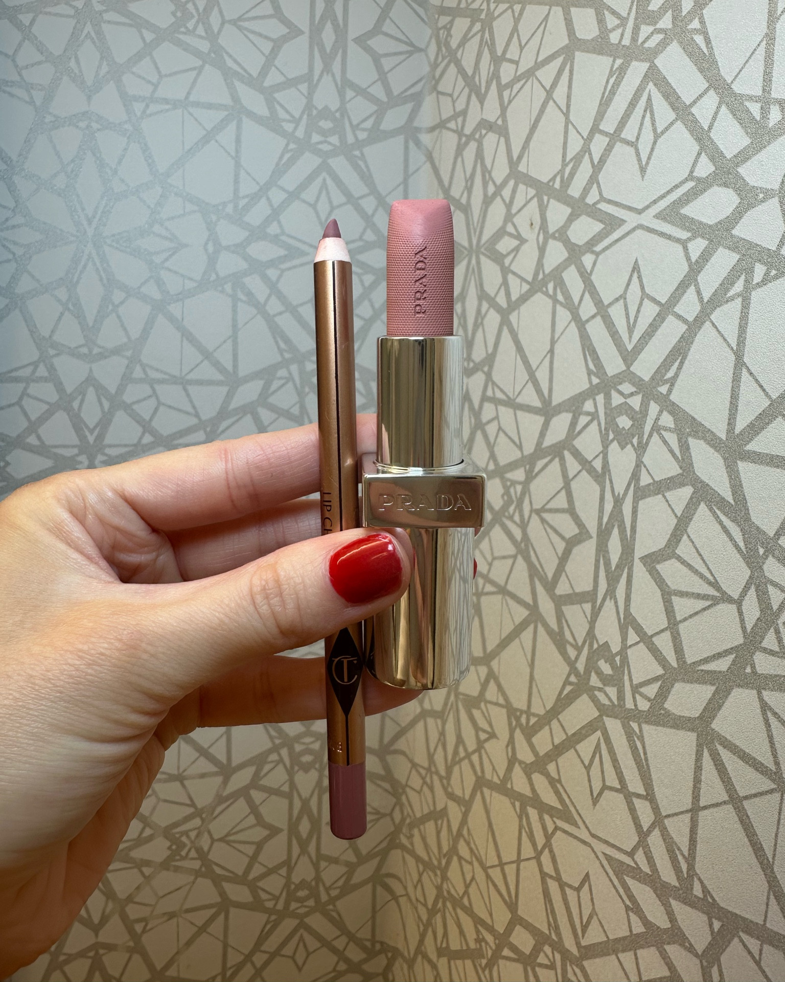 Prada lipstick color B108 beige
Charlotte tilbury pillowtalk fair
@nordstrombeauty #nordstrompartner

#LTKbeauty #LTKfindsunder100