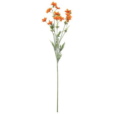 Allstate Floral 27.5" Orange Baby Cosmos Artificial Silk Floral Spray | Target