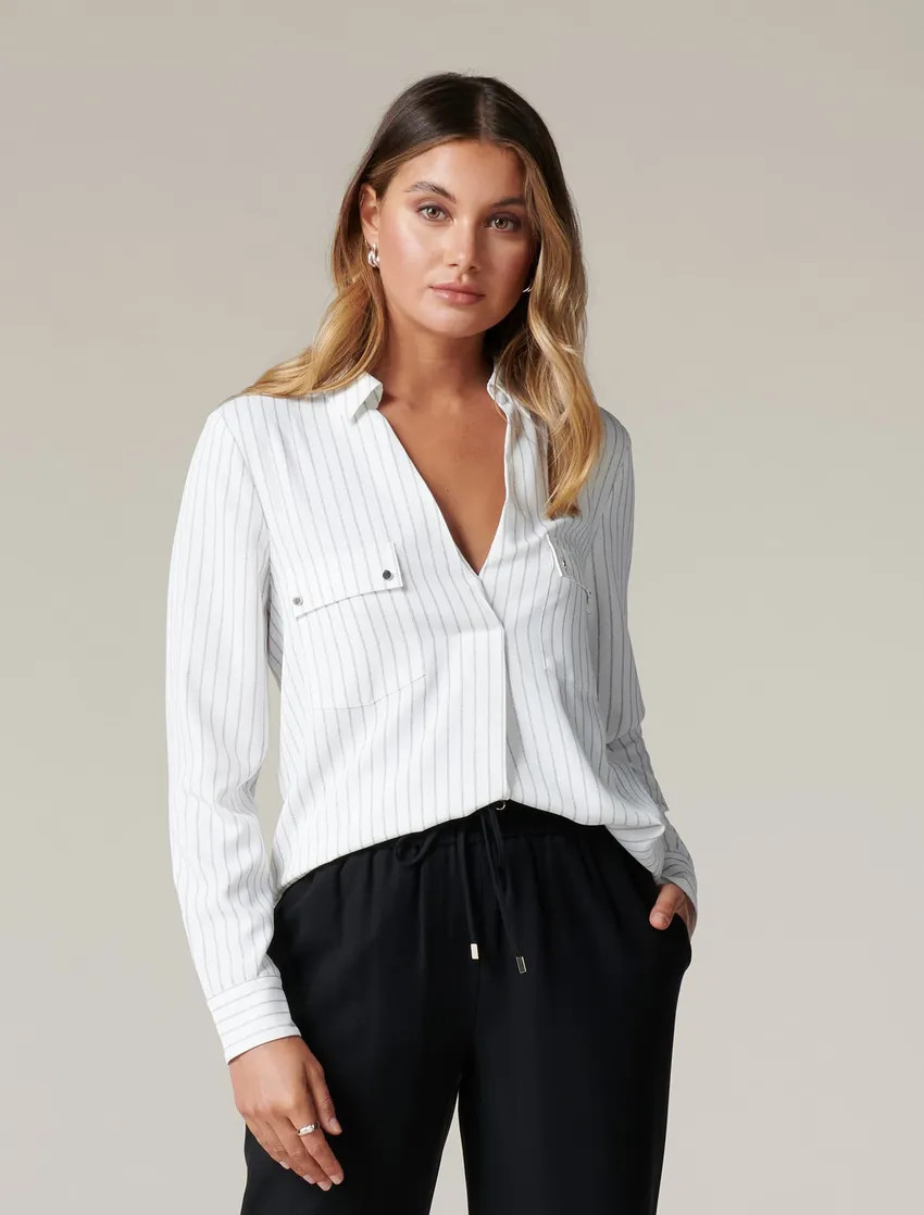 Rikki Pocket Front Shirt | Ever New (CA)