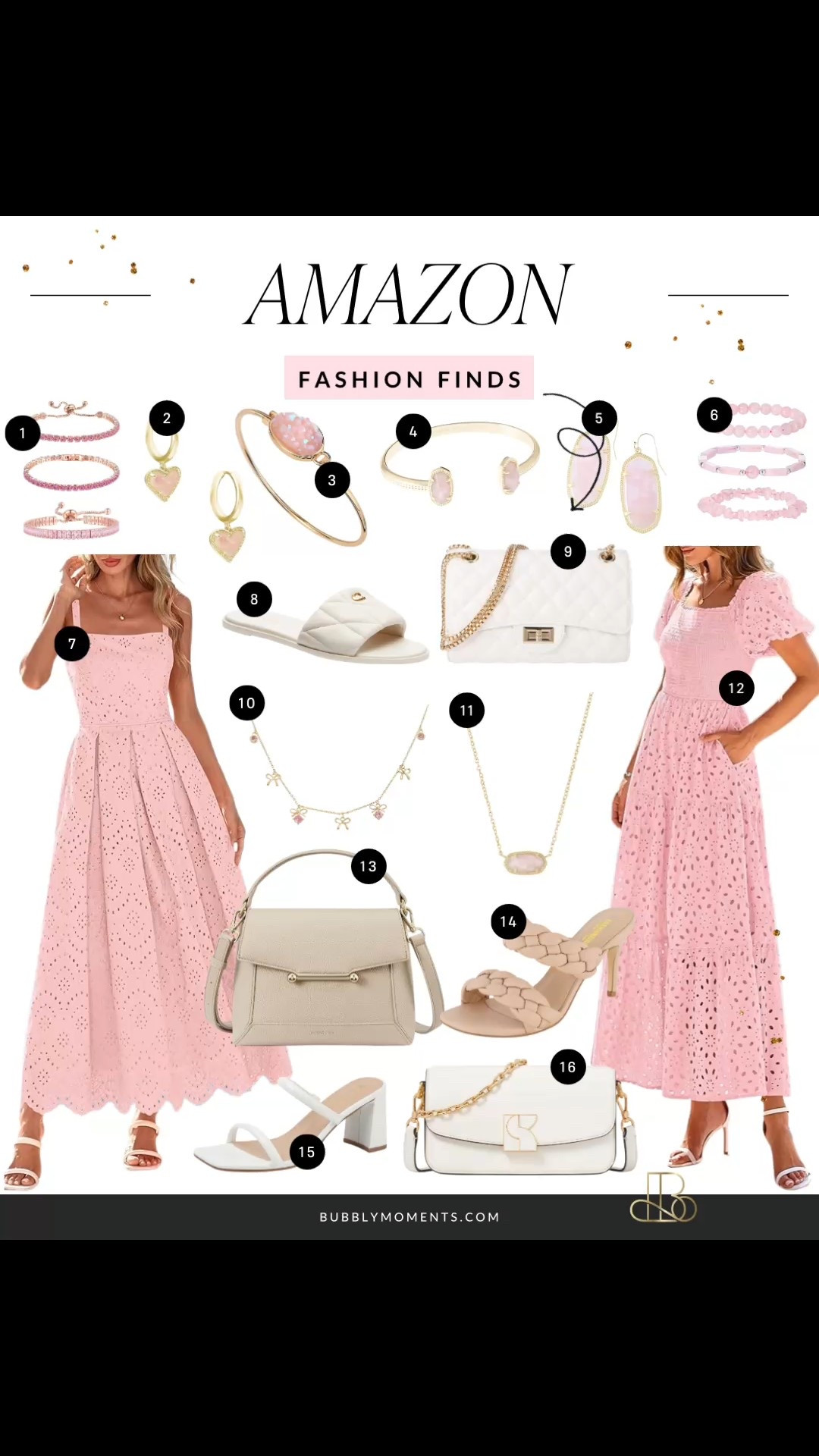 Soft blush tones and delicate details that feel romantic yet completely wearable 🤍 This edit is curated for effortless styling — pieces that look elevated but remain comfortable and easy to mix and match.

If you love feminine silhouettes, refined accessories, and looks that feel light and flattering, this collection is made for you. Everything here pairs seamlessly together, making it simple to create multiple outfits without overthinking.

Save this collage for go-to style inspiration and tap through to explore all the details ✨

#LTKfinds #LTKstyle #LTKfashion #AmazonFinds #AmazonFashion #AmazonStyle #PinkOutfit #FeminineLooks #ChicOutfits #OutfitIdeas #OutfitInspo #AffordableStyle #WomensFashion #StyleInspiration #FashionFinds #ShopMyLooks #LTKCreator #LTKDaily #SoftStyle #ClosetInspo #ModernWomen #OnlineShopping #AmazonDeals #PrettyStyle

#LTKootd #LTKValentine #LTKgrwm