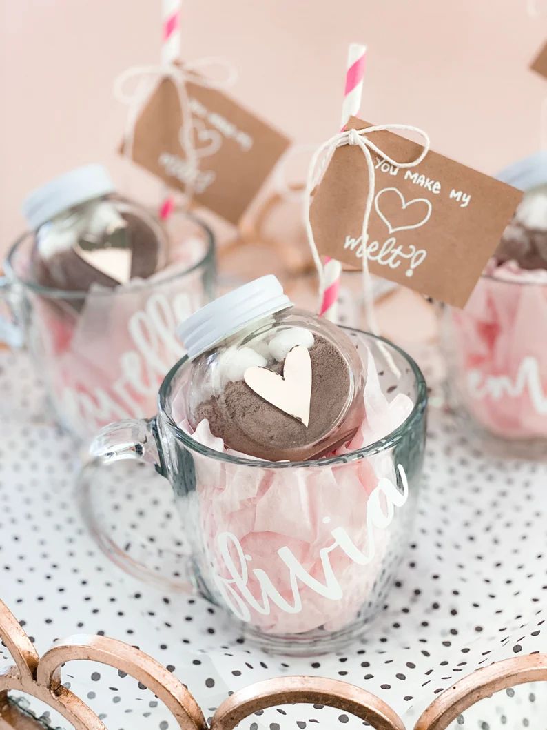 Valentine Favor Jars Valentines Day Favors Candy Jars Heart - Etsy | Etsy (US)