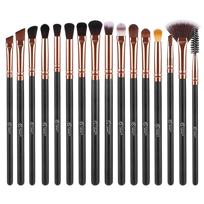 BESTOPE 16 Pcs Eye Makeup Brushes, Professtional Eyeshadow Brush Set with Soft Synthetic Hair & P... | Amazon (US)