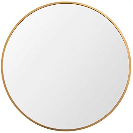Beauty4U 19.7" Wall Circle Mirror Large Round Gold Farmhouse Circular Mirror for Wall Decor Big B... | Amazon (US)