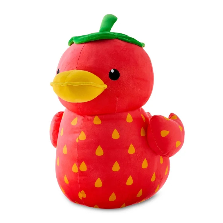 Large Strawberry Duck Plush, Red, 22", Easter by Way To Celebrate | Walmart (US)