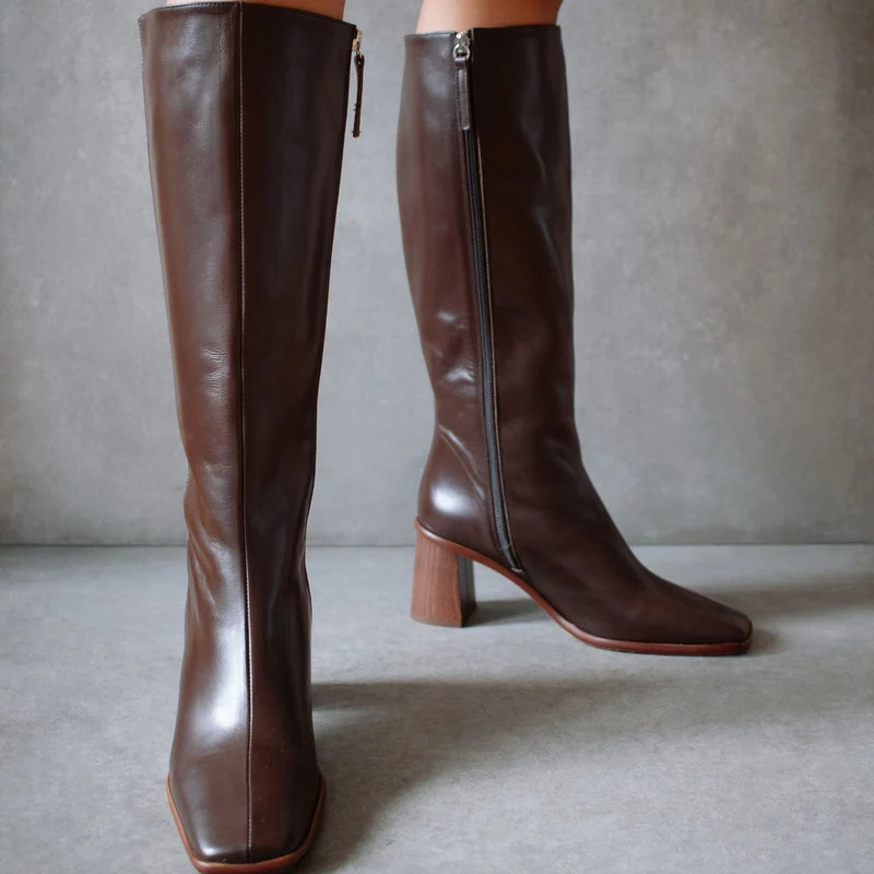 ALOHAS East Boots - Brown - 42 | Verishop