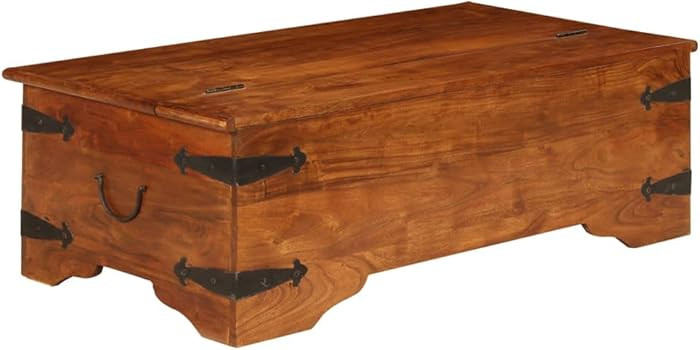 vidaXL Coffee Table Honey Solid Acacia Wood Medium Flip-Top | Amazon (US)