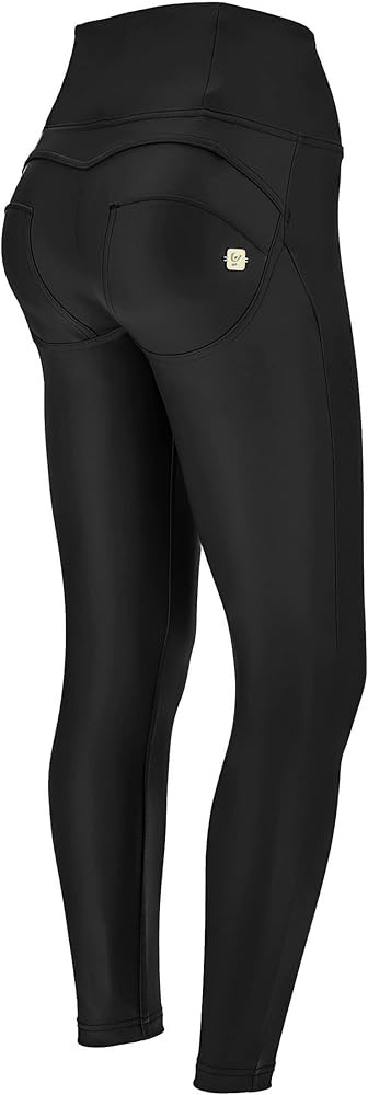FREDDY WRUP Faux Leather - High Waisted - 7/8 Length - Black | Amazon (US)