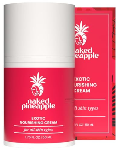 Naked Pineapple Exotic Nourishing Cream - Rich Enzyme Blend with Vitamin C for Moisturization, Fine Lines, Wrinkles, Elasticity & Hydration - 2oz | Amazon (US)