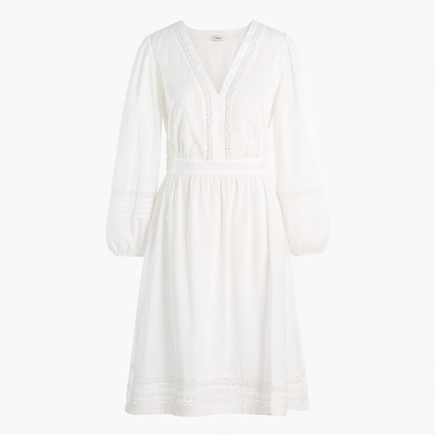 V-neck mini dress with trim | J.Crew Factory