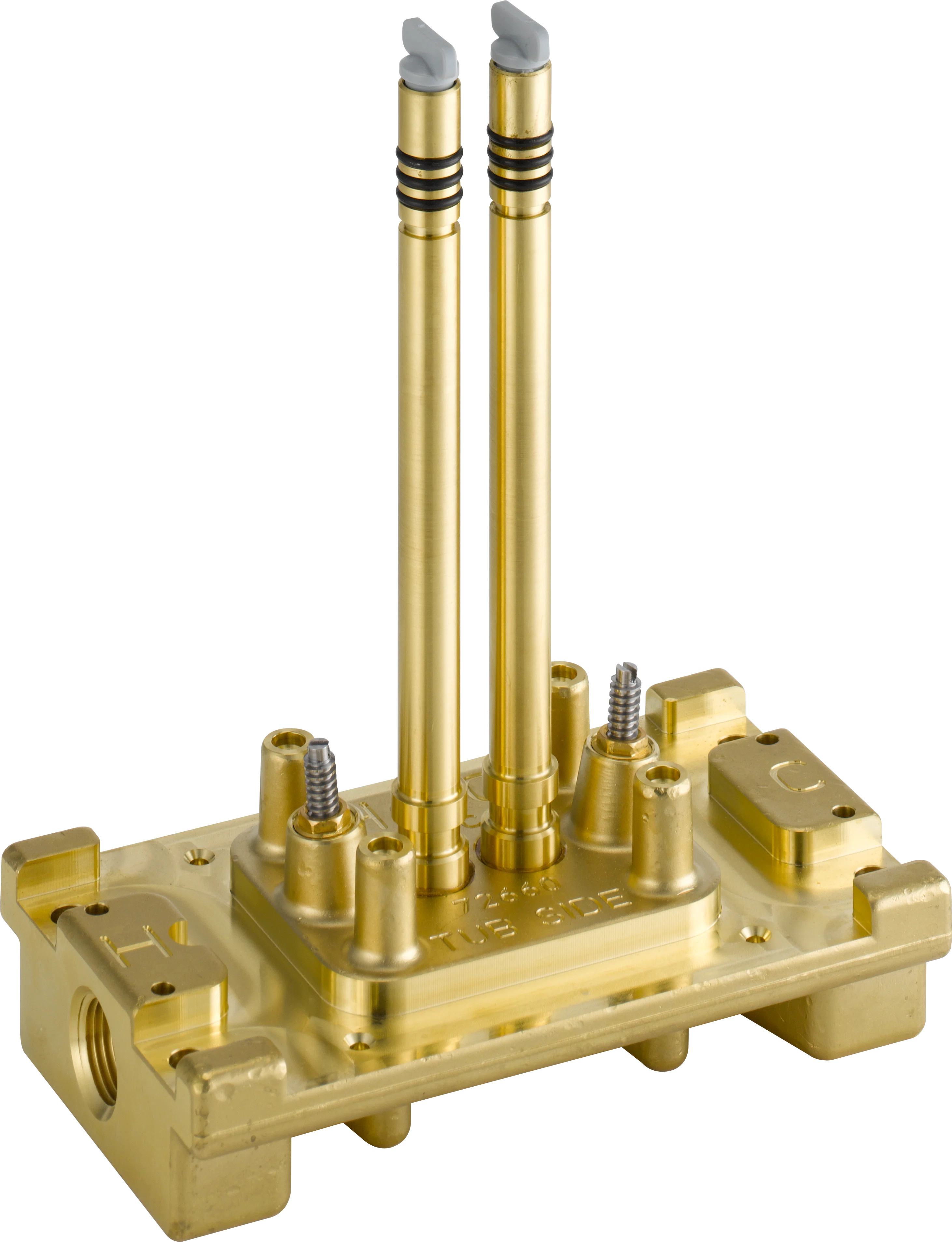 Trinsic® Bathroom Floor Mount Tub Rough-In Valve Filler with Stops R4700-FLWS | Wayfair North America