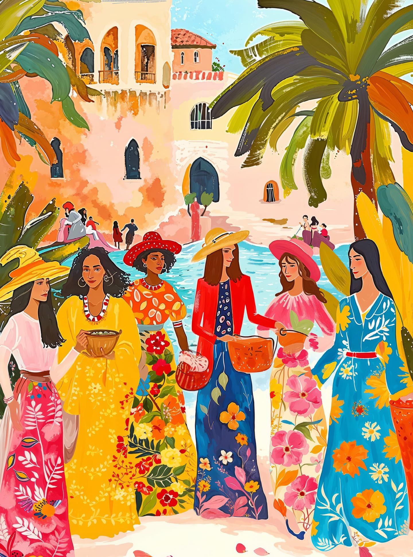 Cross & Glory - Saharan Sun: Fashion Under The Palms - 1000 Piece Jigsaw Puzzle for Adults | Moro... | Amazon (US)