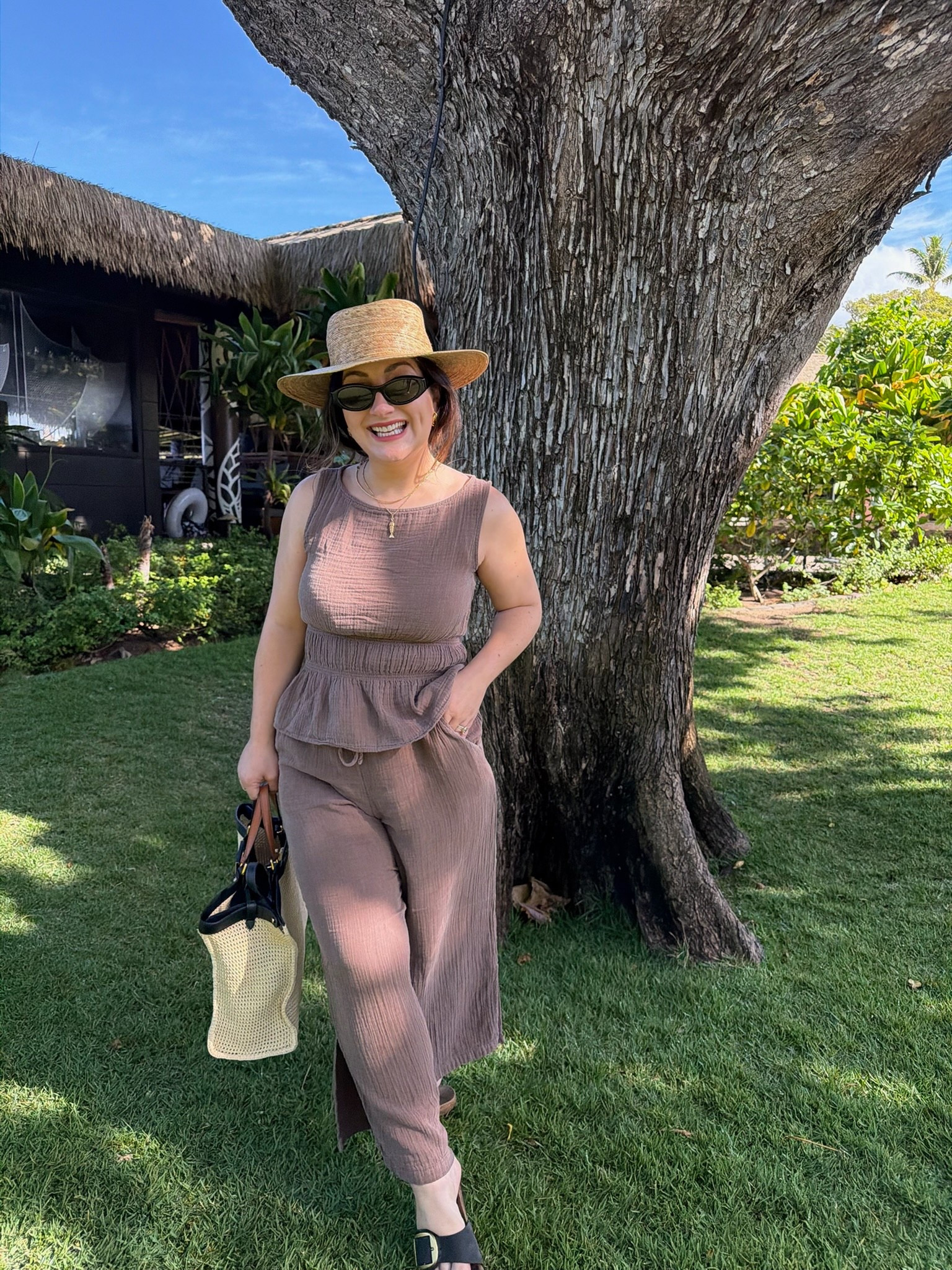 OOTD for whale watching!!🐳
Most comfortable cotton gauze set! I love the color too!!

Top and pants size small petite 

5'0" 140lbs 

#LTKootd #LTKTravel #LTKPetite