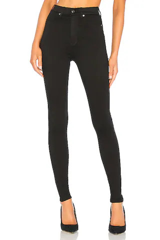 Dr. Denim High Waist Solitaire Jean in Black from Revolve.com | Revolve Clothing (Global)