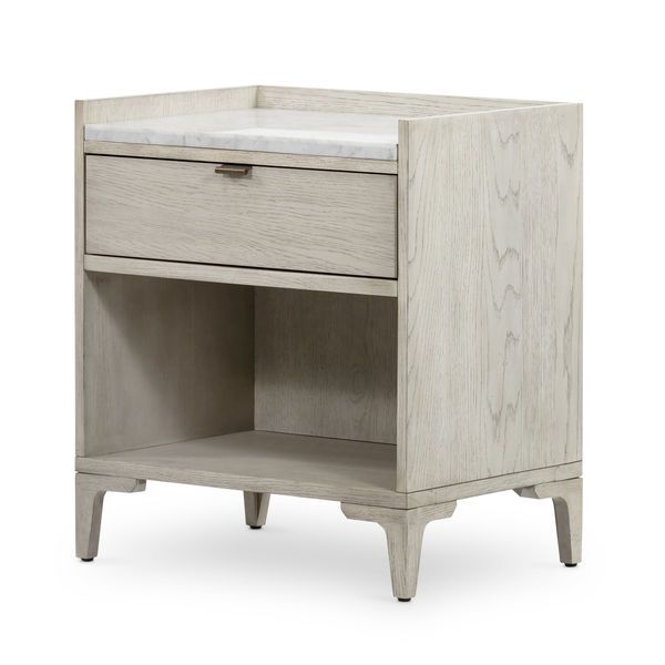 Viggo Nightstand Vintage White Oak | Scout & Nimble