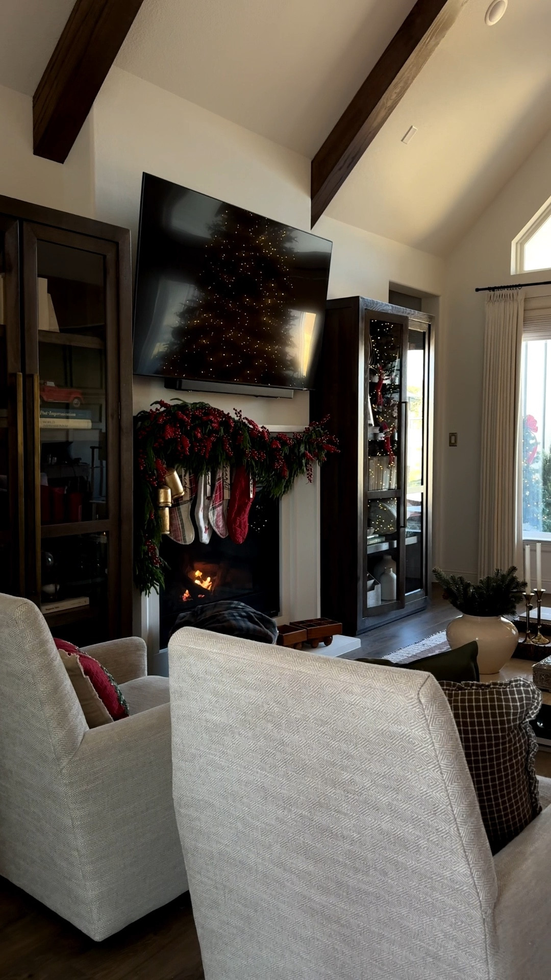 Before and after, home diy, home projects, living room, dining nook, kitchen, lighting, pendants, rugs, sofa, coffee table, Christmas decorations 

#LTKHoliday #LTKHome