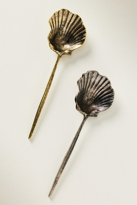 Shelton Metal Shell Serving Spoon | Anthropologie (US)