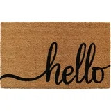 Mainstays Hello Coir Doormat, 18 in x 30 in | Walmart (US)