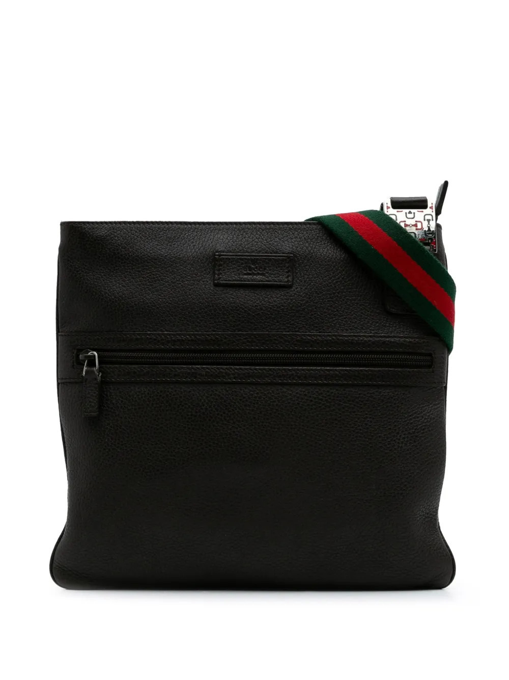 Gucci Pre-Owned 2016-2025 Leather Web crossbody bag - Black | Farfetch Global