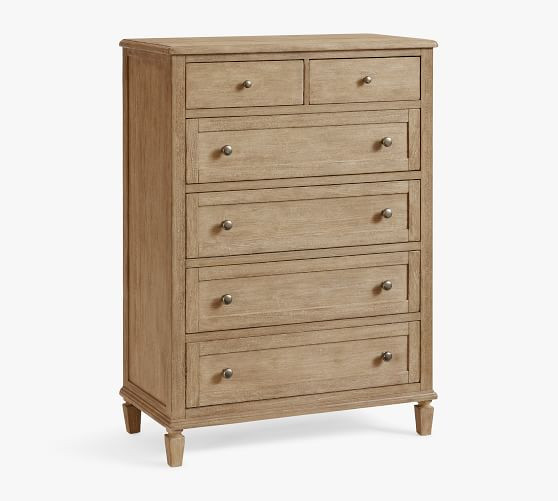 Sausalito 6-Drawer Tall Dresser | Pottery Barn (US)