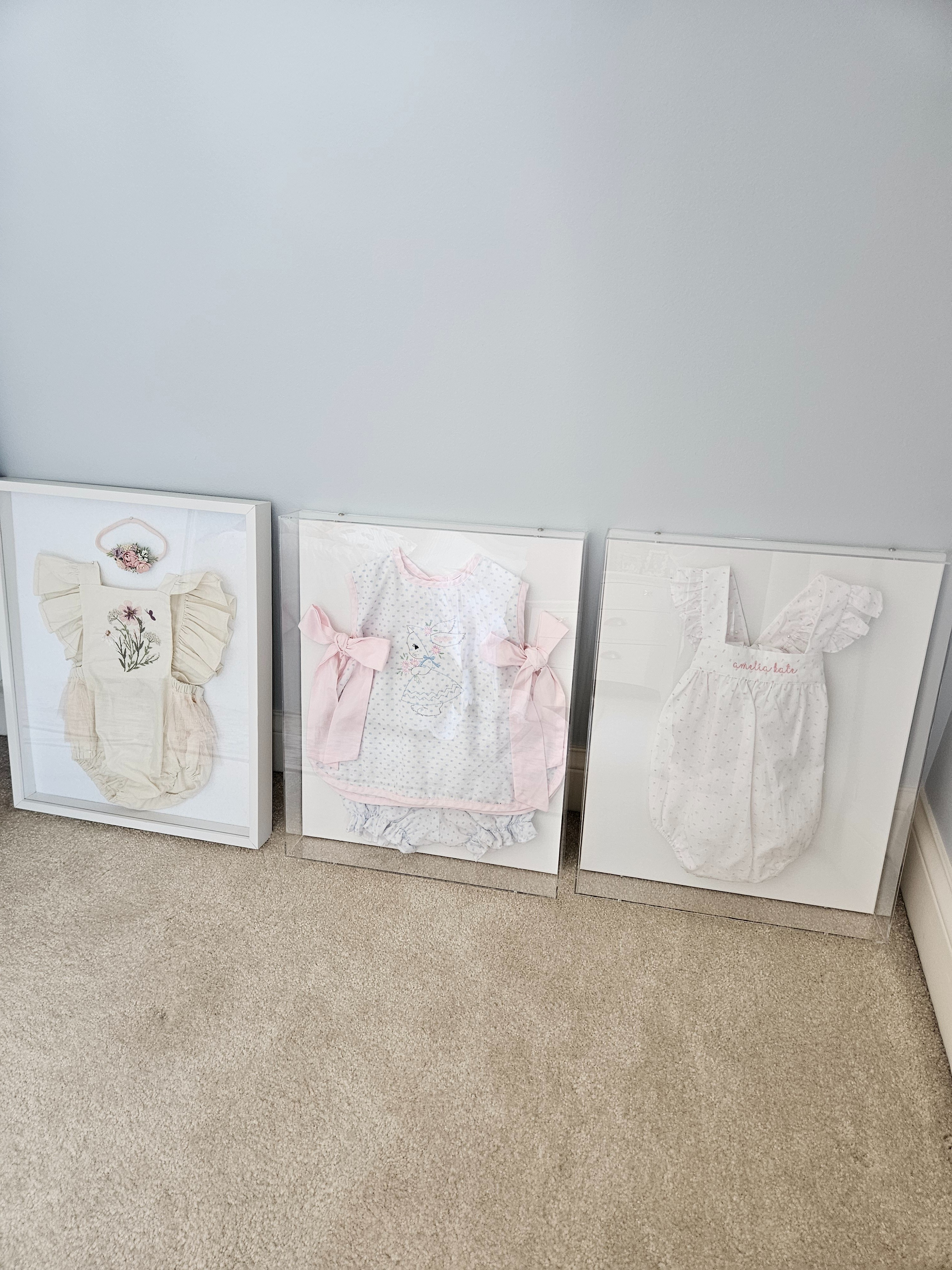 Clear frames and shadow boxes, kids room decor. 

#LTKmomlife #LTKKids #LTKSaleAlert