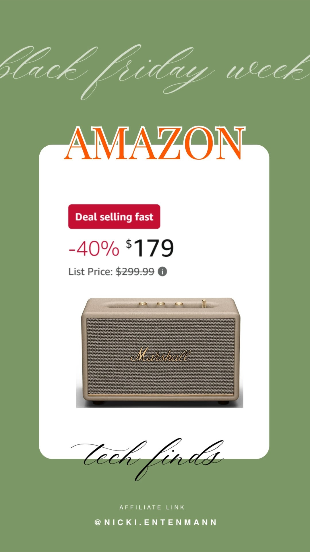 This Marshall Acton III Bluetooth home speaker brings iconic sound and stylish vibes to every room upgrade. #MarshallActonIII #BluetoothSpeaker #HomeAudio #SoundEssentials #MusicLoversGear #StylishSpeaker #AudioPerformance #LivingRoomStyle #WirelessSound #IconicDesign 🔊🎶🏡
 

 #LTKHome #LTKSaleAlert #LTKTravel