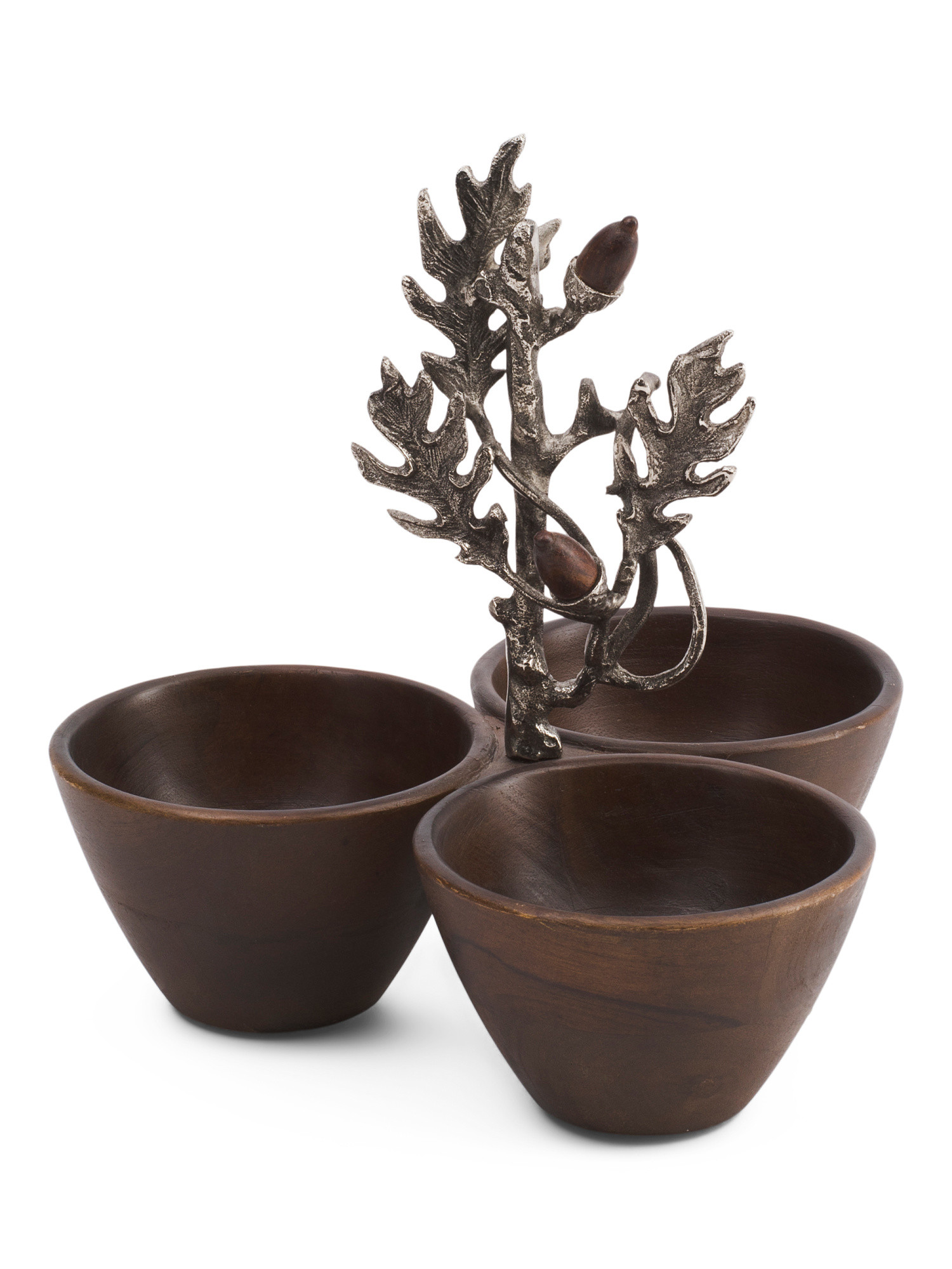Oak Leaf Triple Dip Serve Dish | Global Home | Marshalls | Marshalls