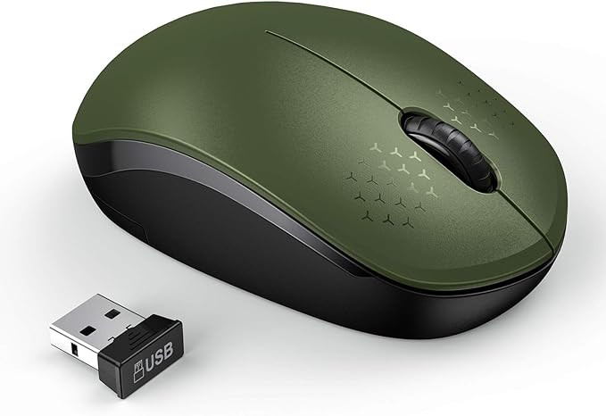 seenda Wireless Mouse for Laptop, 2.4G Noiseless Mouse with USB Receiver - Optical Tracking Porta... | Amazon (US)