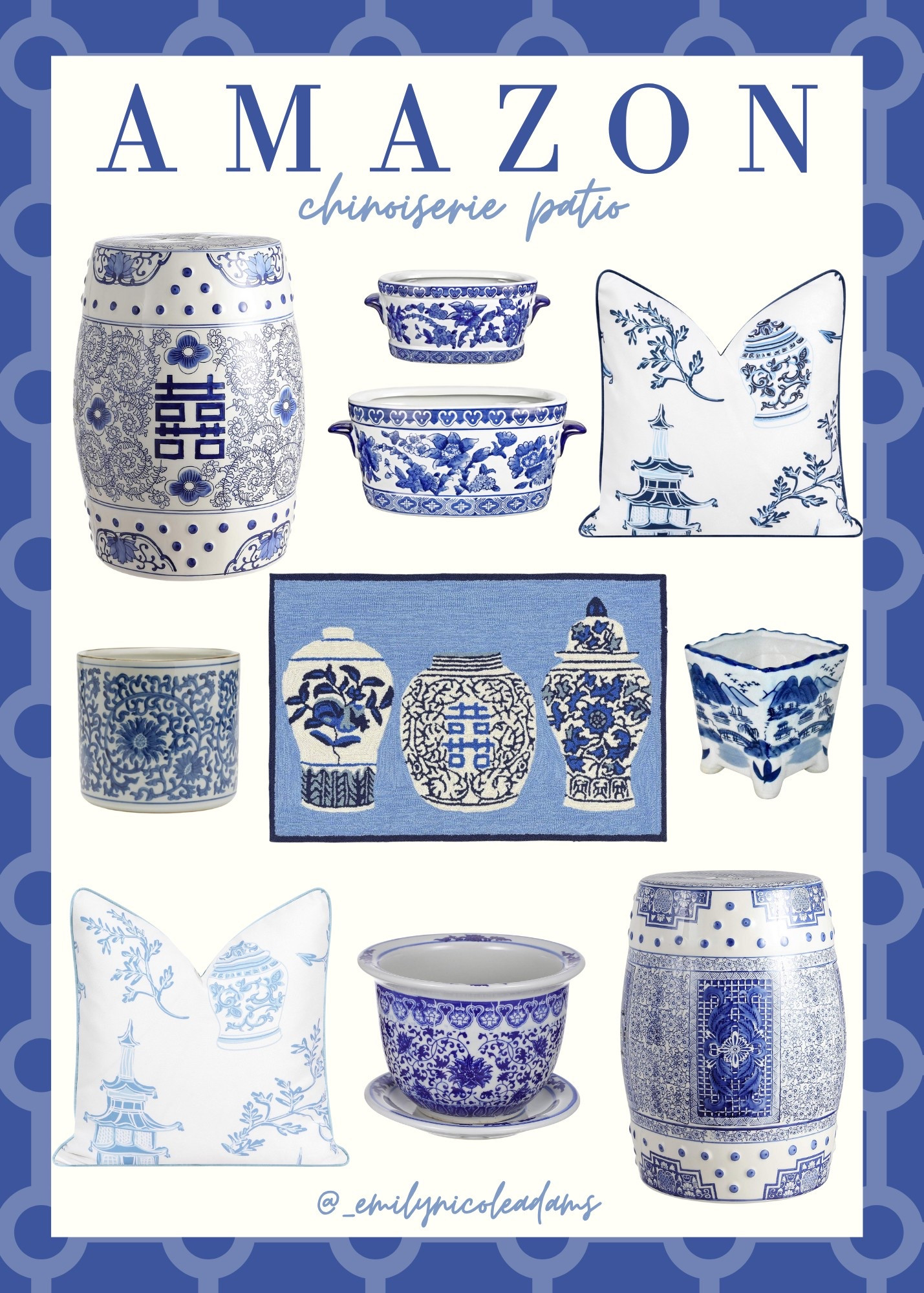 Amazon Chinoiserie Patio 🩵 Amazon patio, Amazon decor, blue and white decor, Amazon patio, patio design, Amazon deals, Amazon patio season, Amazon decor, Amazon home shopping, Amazon decor, Amazon style, Amazon deals 

#LTKFindsUnder50 #LTKSaleAlert #LTKHome