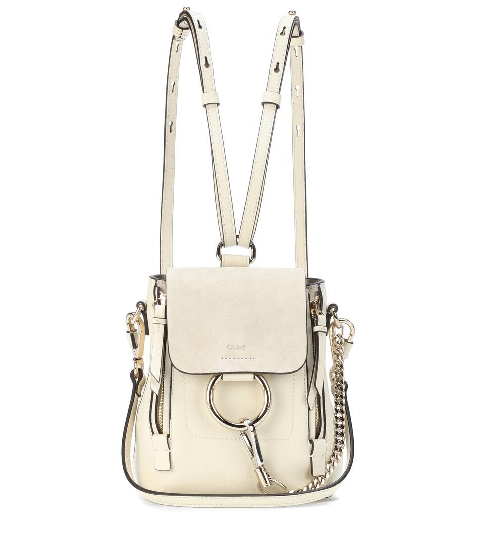 Rucksack Faye Mini aus Leder und Veloursleder | Mytheresa (DACH)