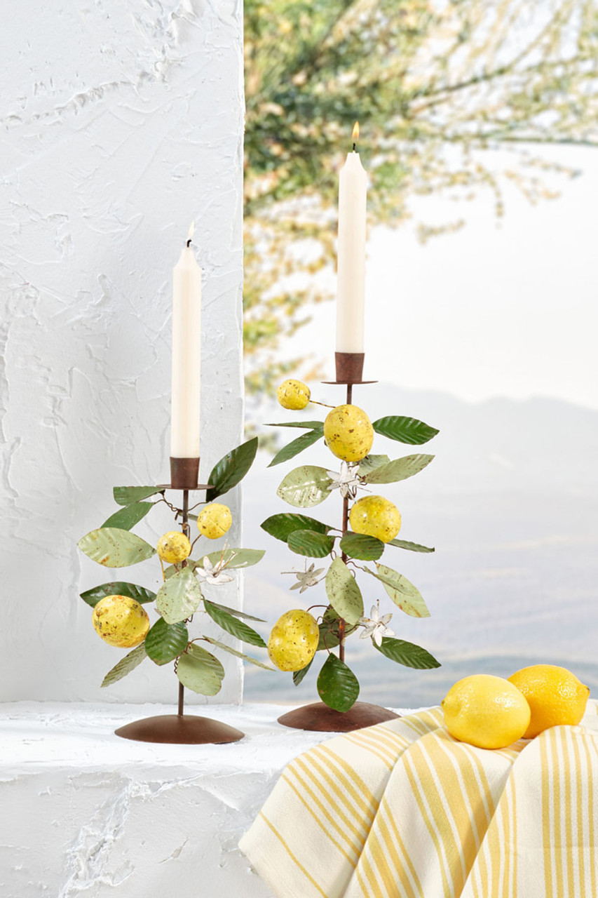 Lemon Grove Candle Holders | Coldwater Creek