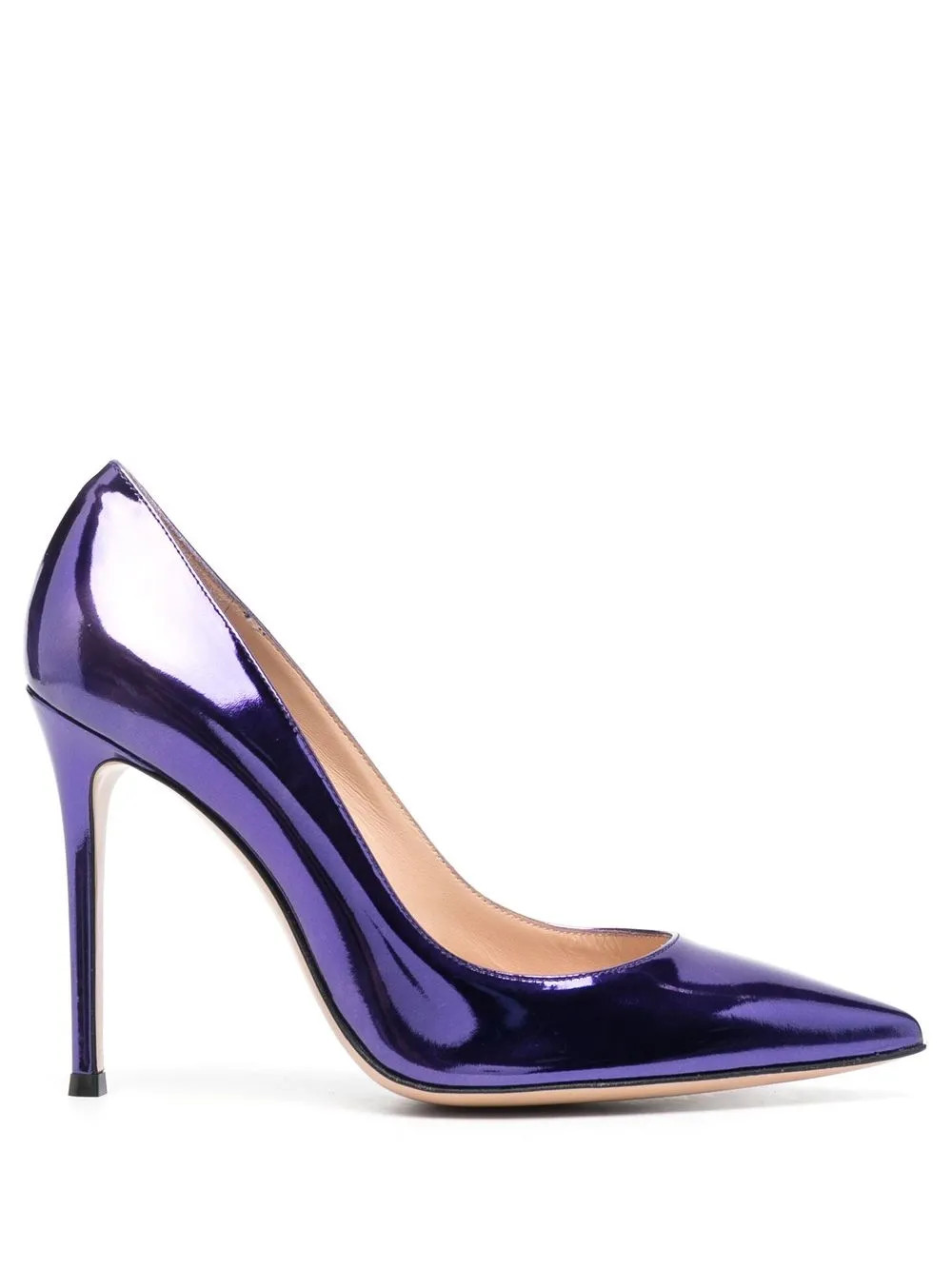 105 metallic-finish pumps | Farfetch Global