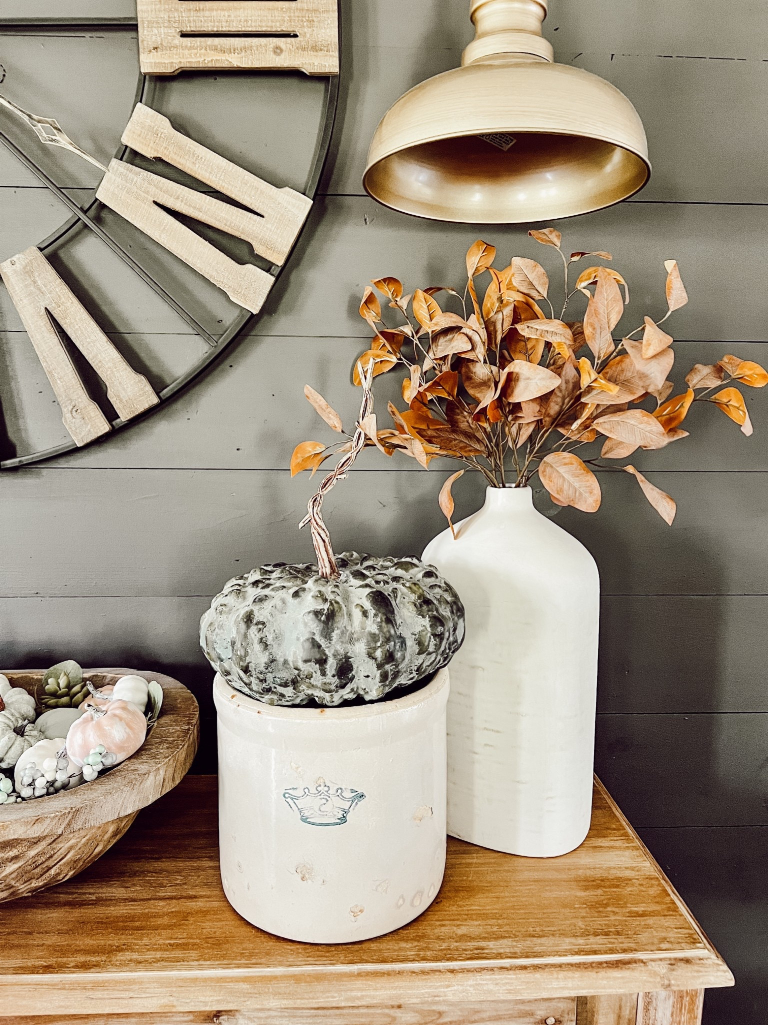 Loving this little fall corner on my entryway table 😍

#LTKHome #LTKSeasonal